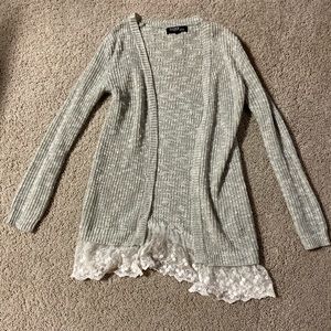 Girls Grey cardigan